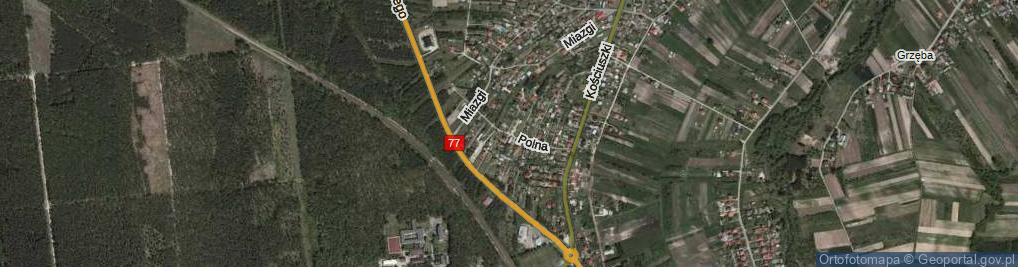 Zdjęcie satelitarne Polna ul.